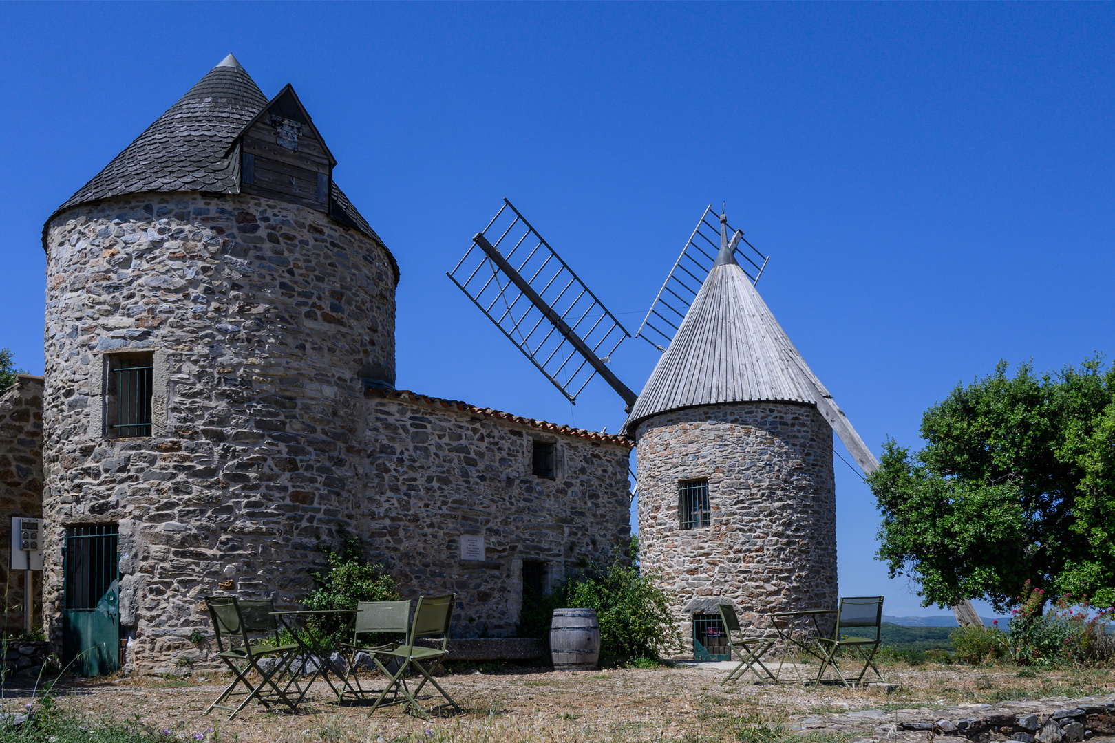 Les trois moulins de Faugères - Die Drei Mühlen von Faugères