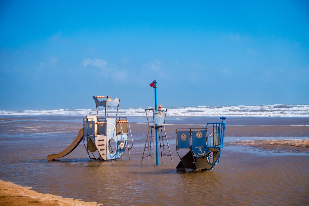 les vagues sur la plage 