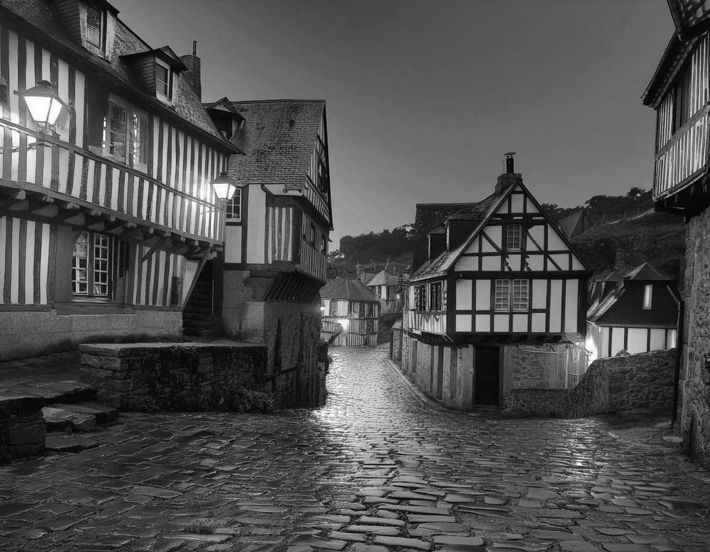 Les vieilles maisons à colombages,