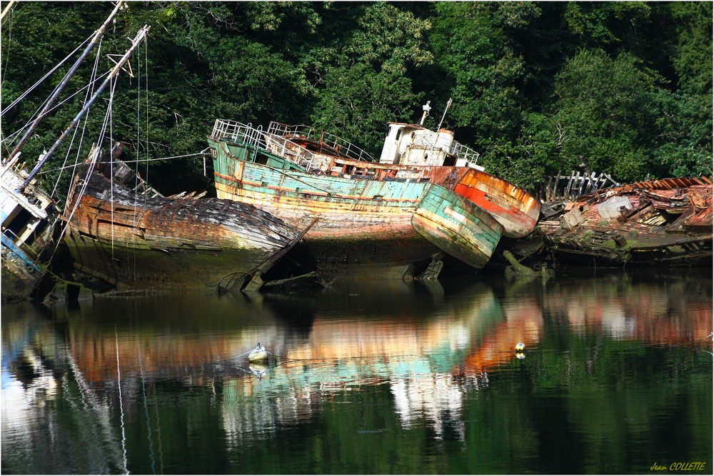 Les vieux bateaux.