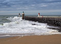 Les vigiles du port en hiver