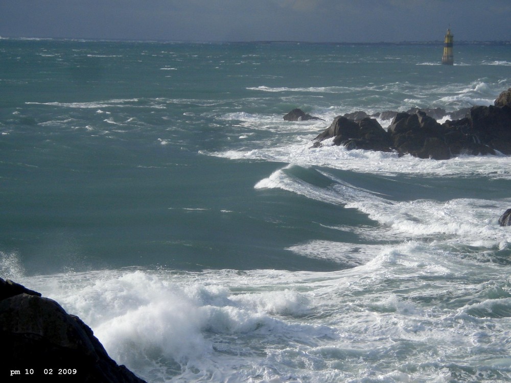 les violents courants de la pointe du raz