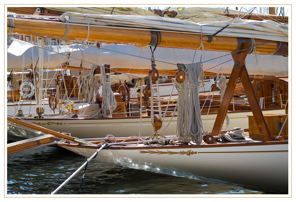 Les Voiles de St Tropez: Im Hafen