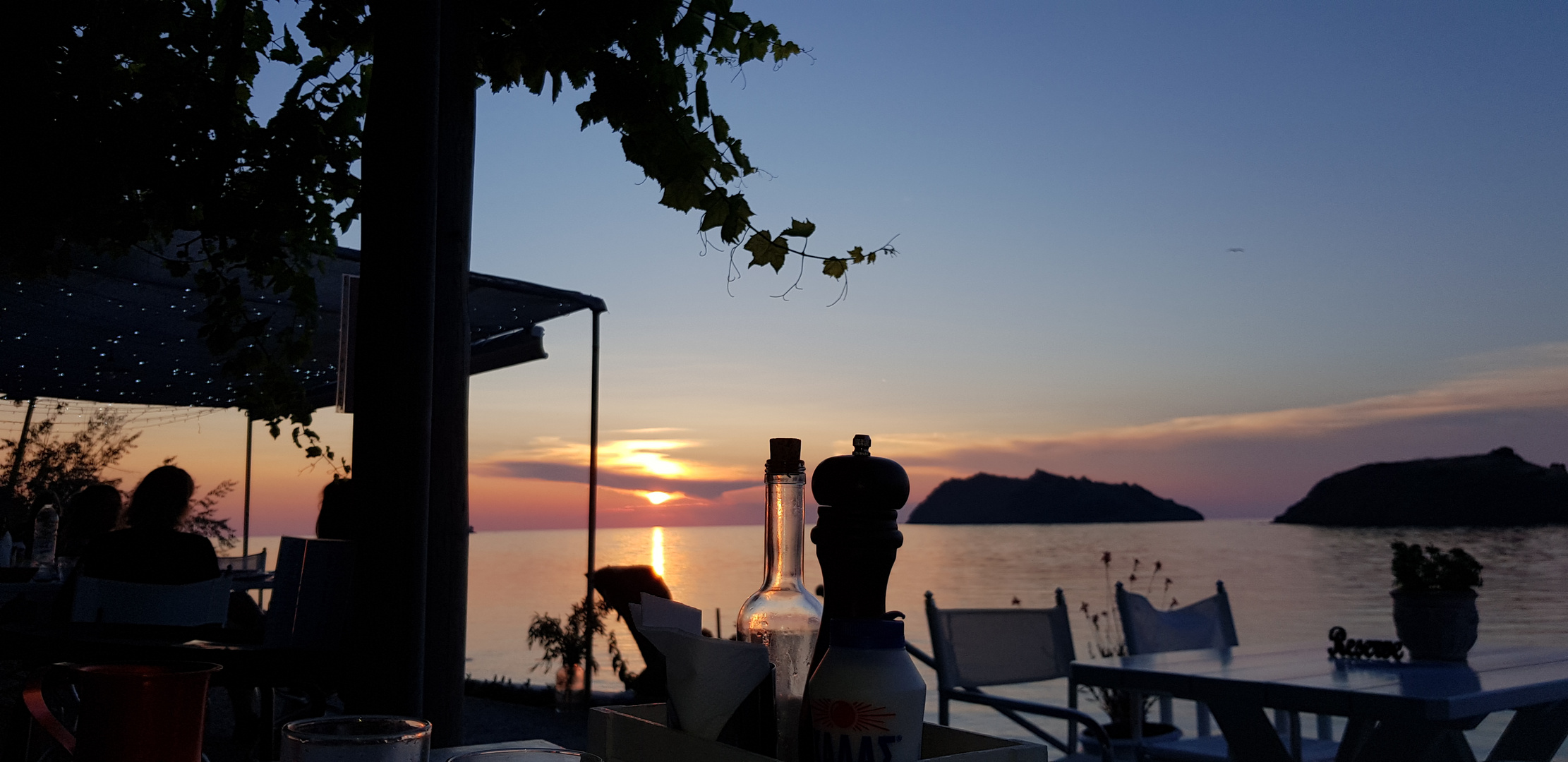 Lesbos Abendstimmung Sommer 2019