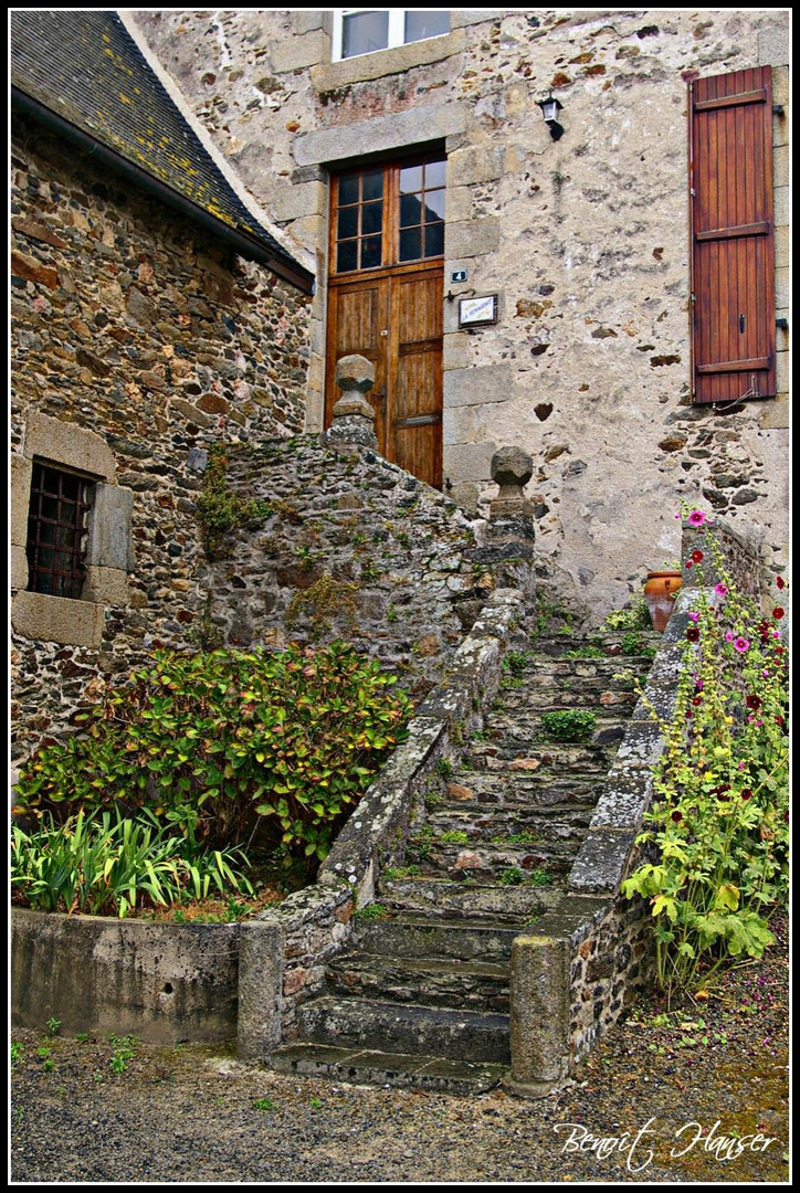 L'escalier de granit - Saint-Suliac