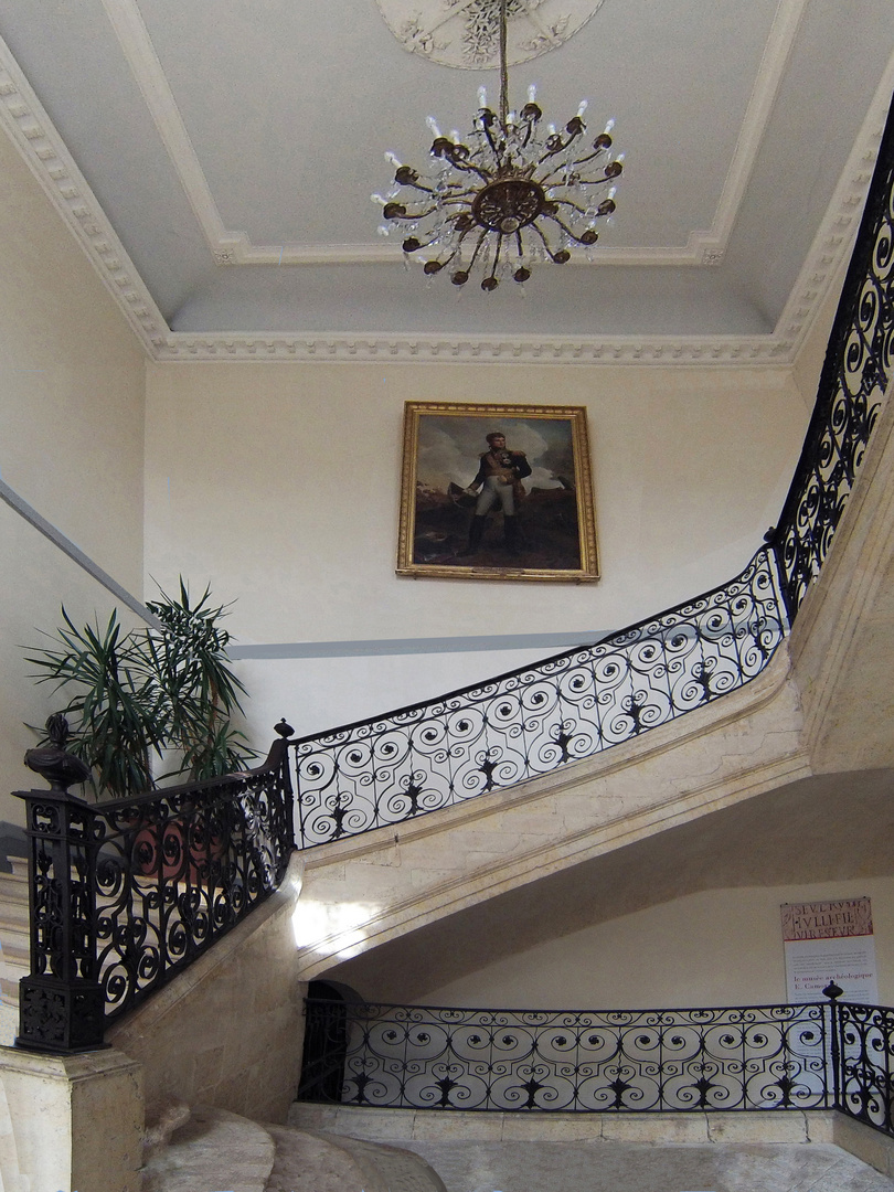 L’escalier de l’Hôtel de Ville de Lectoure