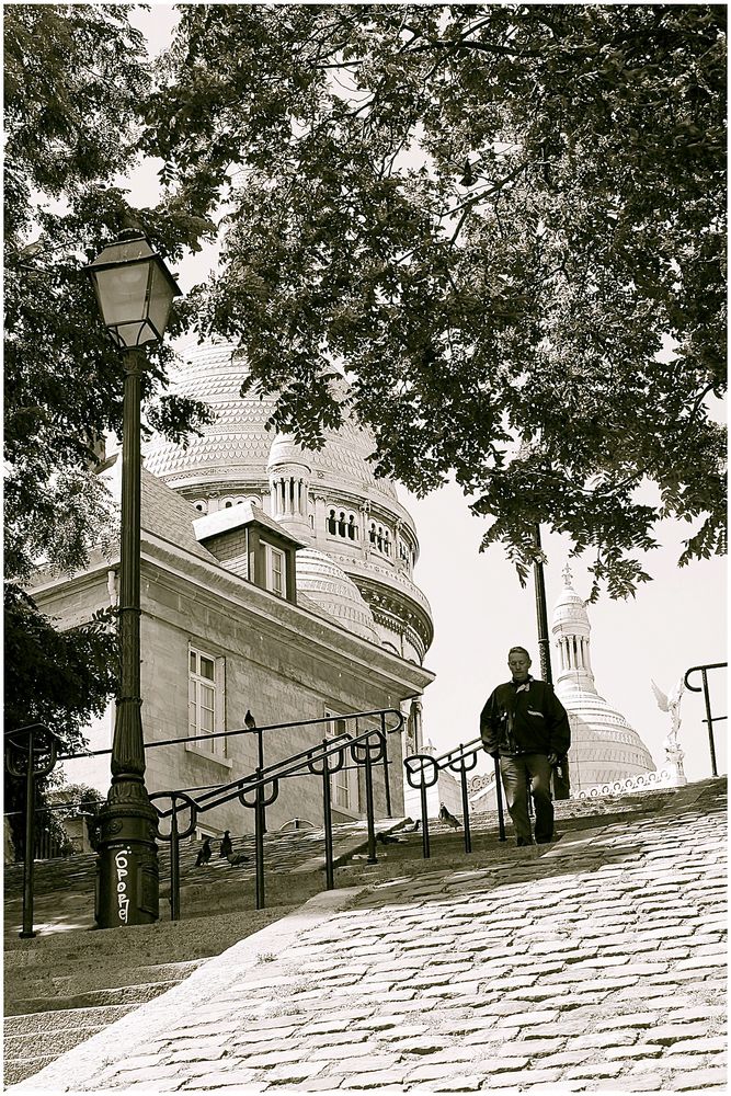 l´escalier de sacré coeur