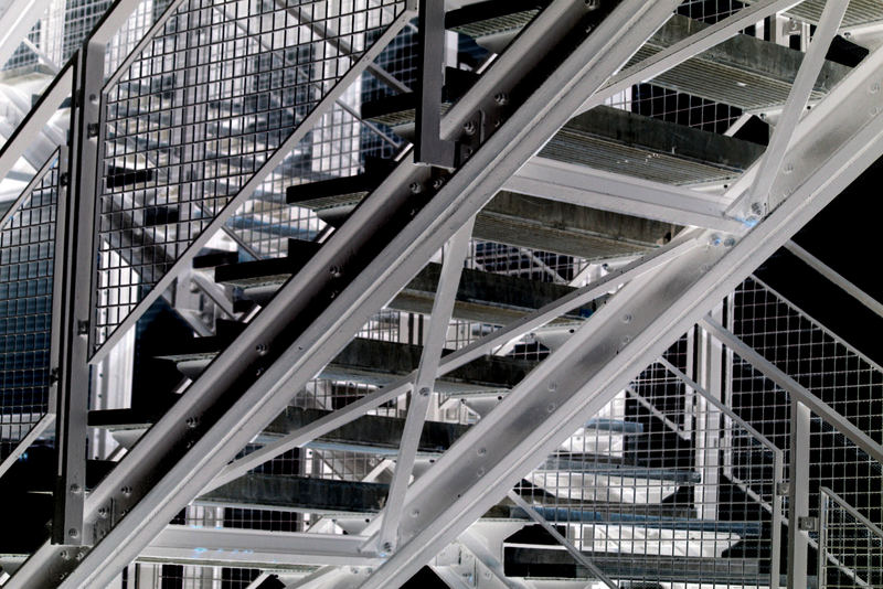 L'escalier du centre G.Pompidou