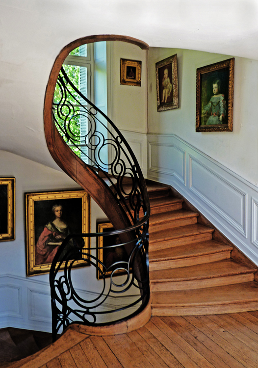 l'escalier du château