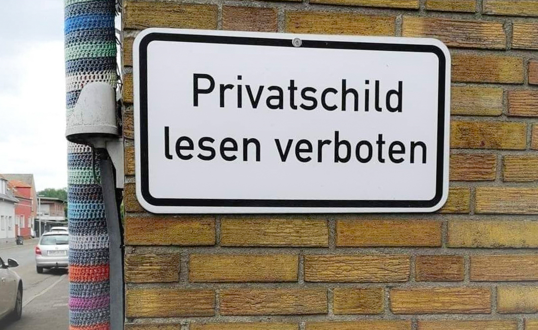 Lesen verboten 