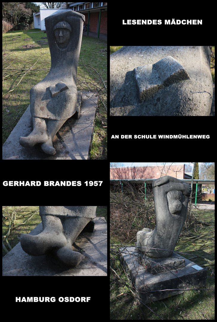 Lesendes Mädchen-Gerhard Brandes