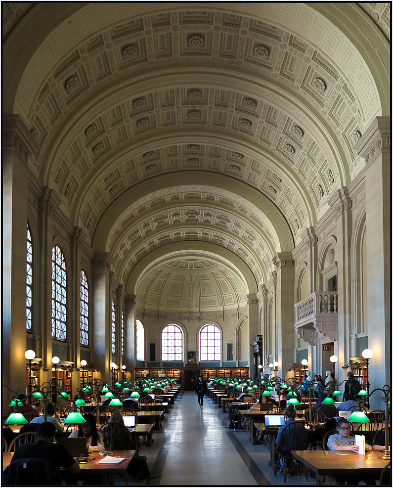 Lesesaal - Boston Public Library