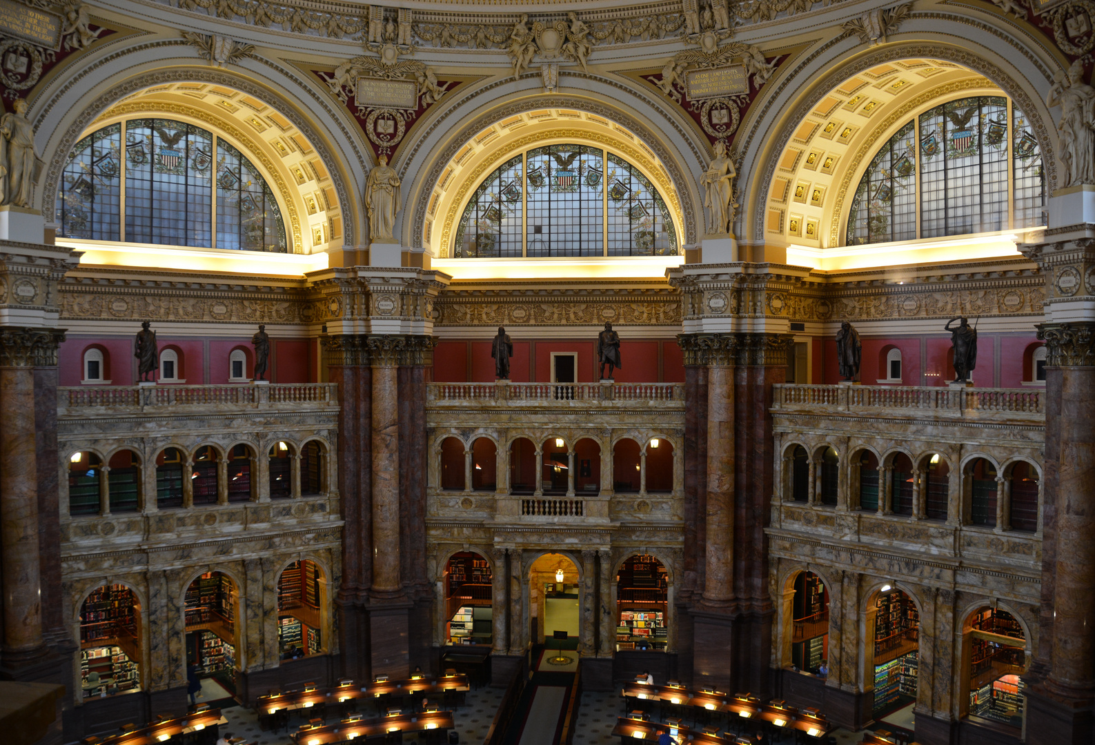 Lesesaal der Library of Congress