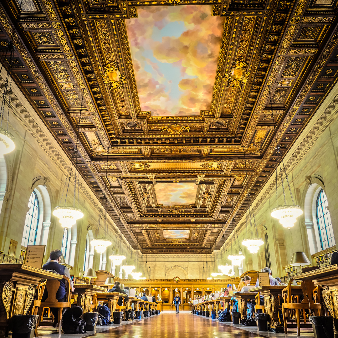 Lesesaal der NY public library