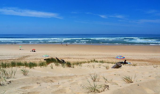 L’espace de la plage Lespecier de Mimizan