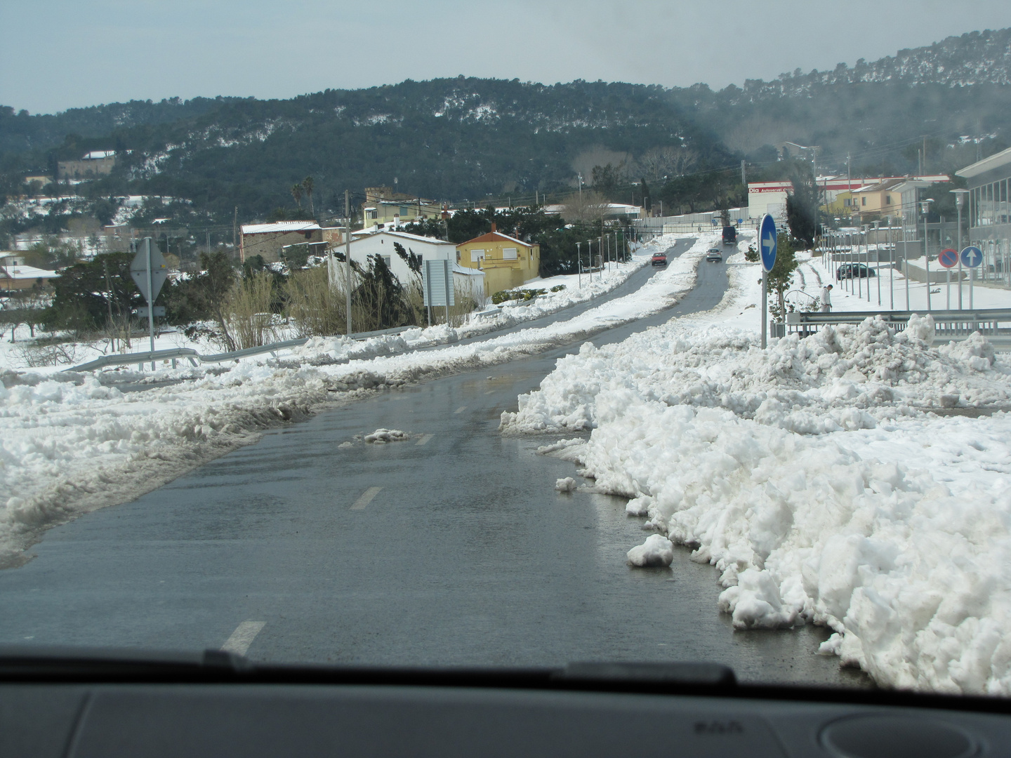 L'Espagne sous la neige