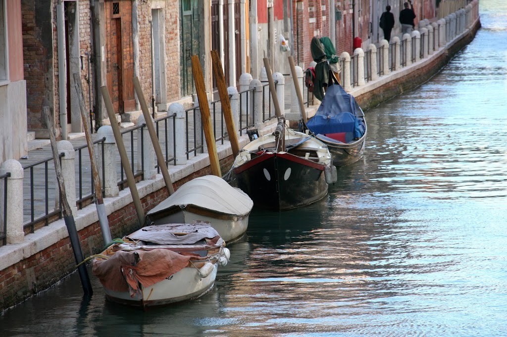 Less crowded part of Venice