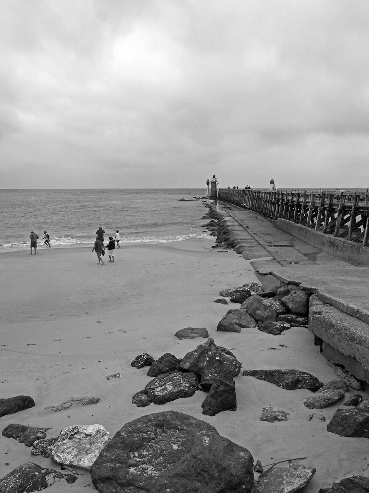 L’Estacade et sa plage à Capbreton