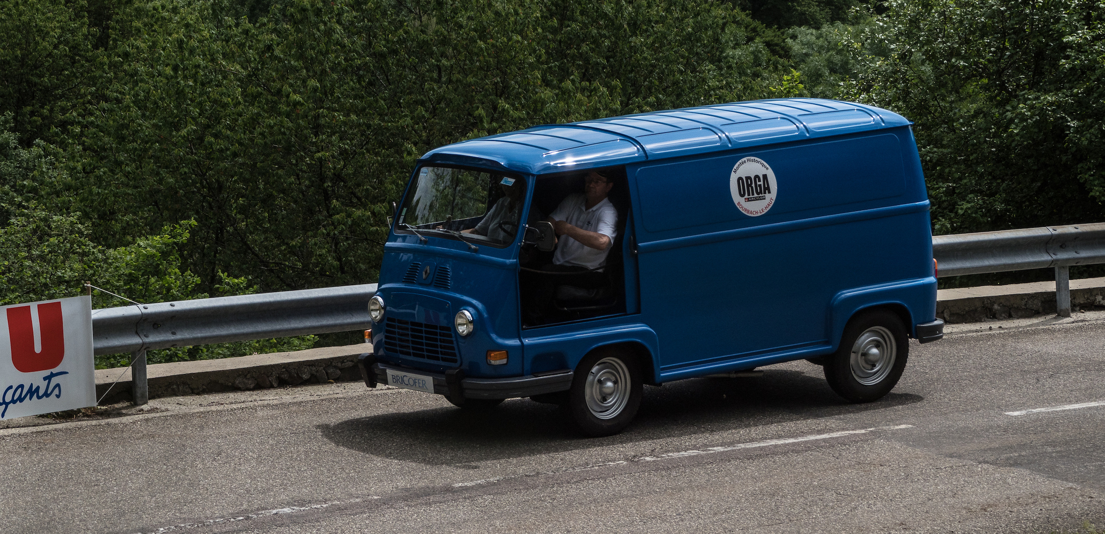 L'estafette appelée Madame Tut-tut pour la course