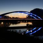Lesumbrücke im Abendlicht