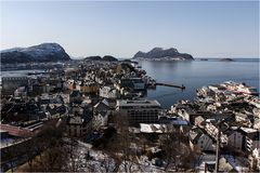 Ålesund aus halber Höhe