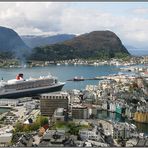 Ålesund, Blick von der "Fjell Stua" - Ålesund, view from the "Fjell Stua"