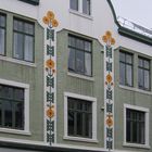 Ålesund frühlingshafte Fassade