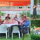 Lesung im Bürgergarten mit Musik