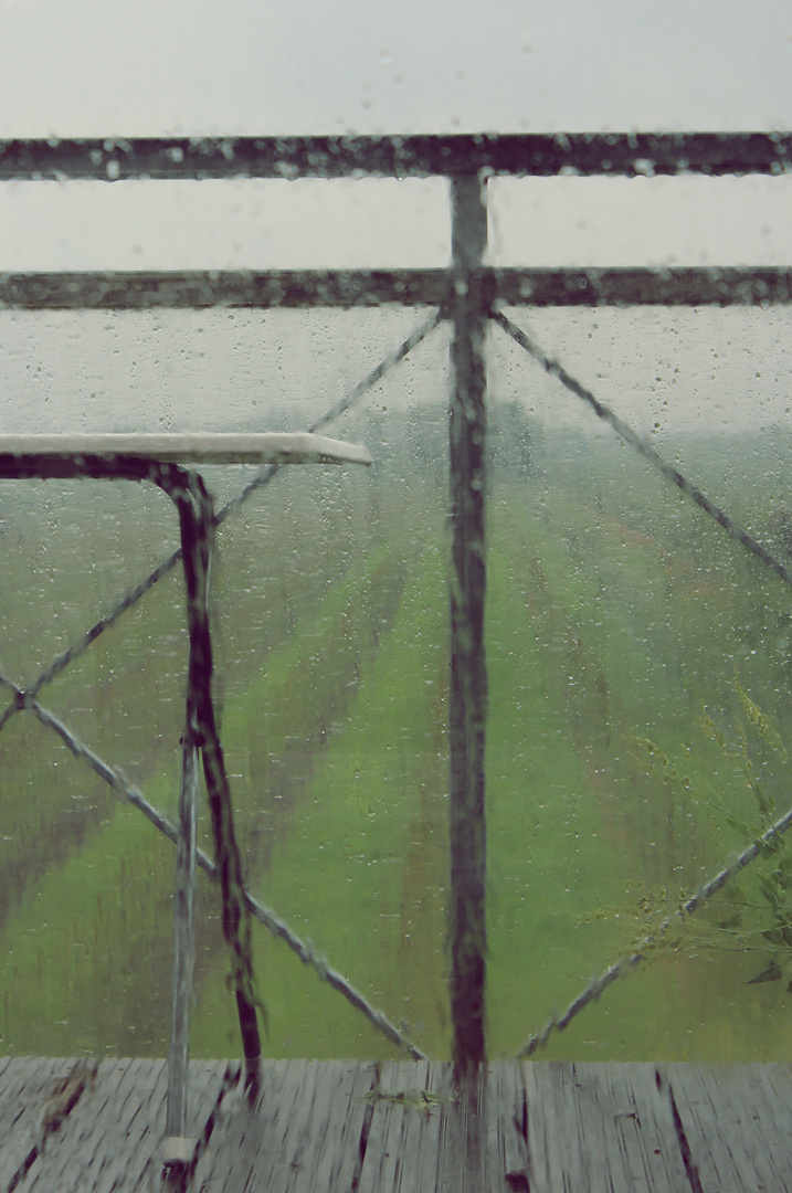 Let the rain wash away all the pain of yesterday.