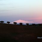 L'ETNA ALL'IMBRUNIRE.