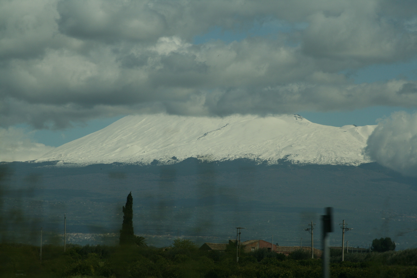 l'etna dans les nuage