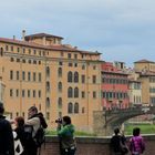 Let's take a photo. Oder: die Alte Brücke (Ponte Vecchio). Florenz