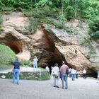 Lettland: Höhle im Gauja - Nationalpark