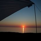 Lettland im Sonnenuntergang