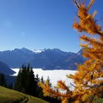 Letzer Herbsttag in den Schweizer Alpen