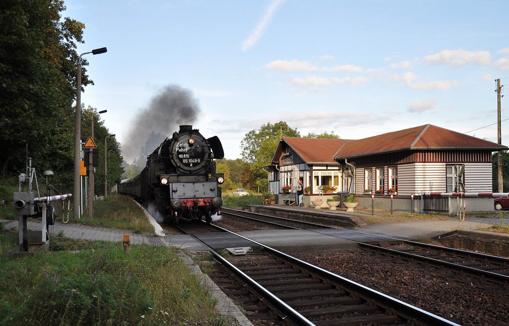 Letzte Fahrt ...