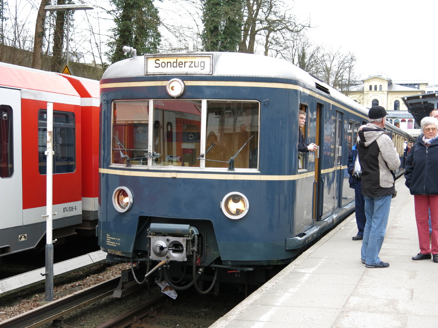 Letzte Fahrt der alten S-Bahn in Hamburg I