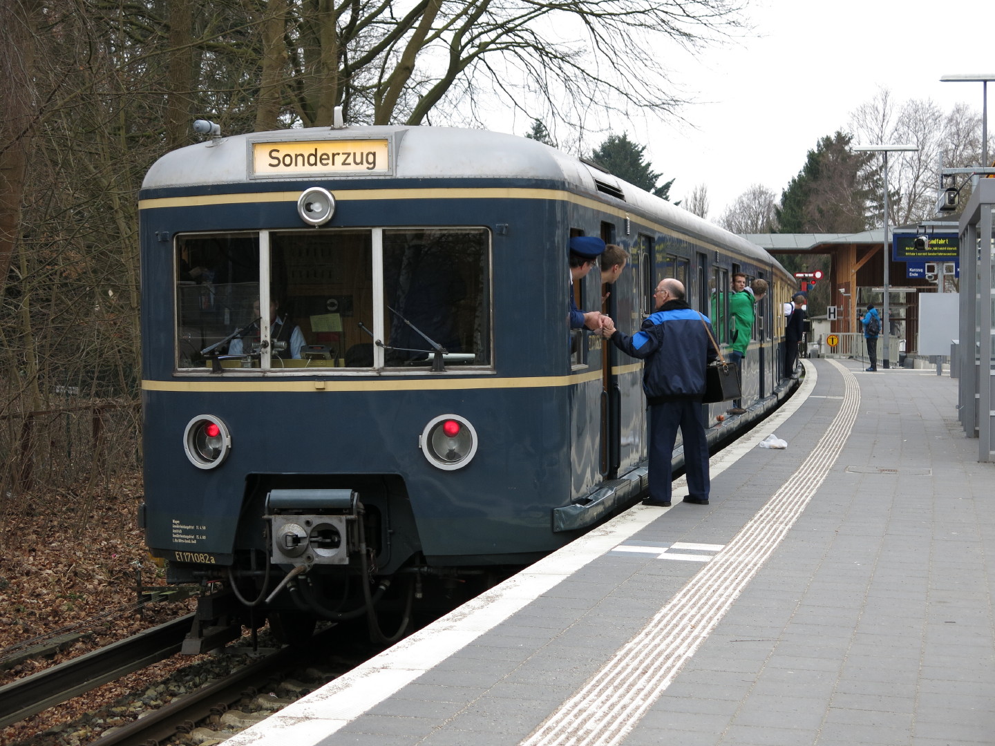 Letzte Fahrt der alten S-Bahn in Hamburg II