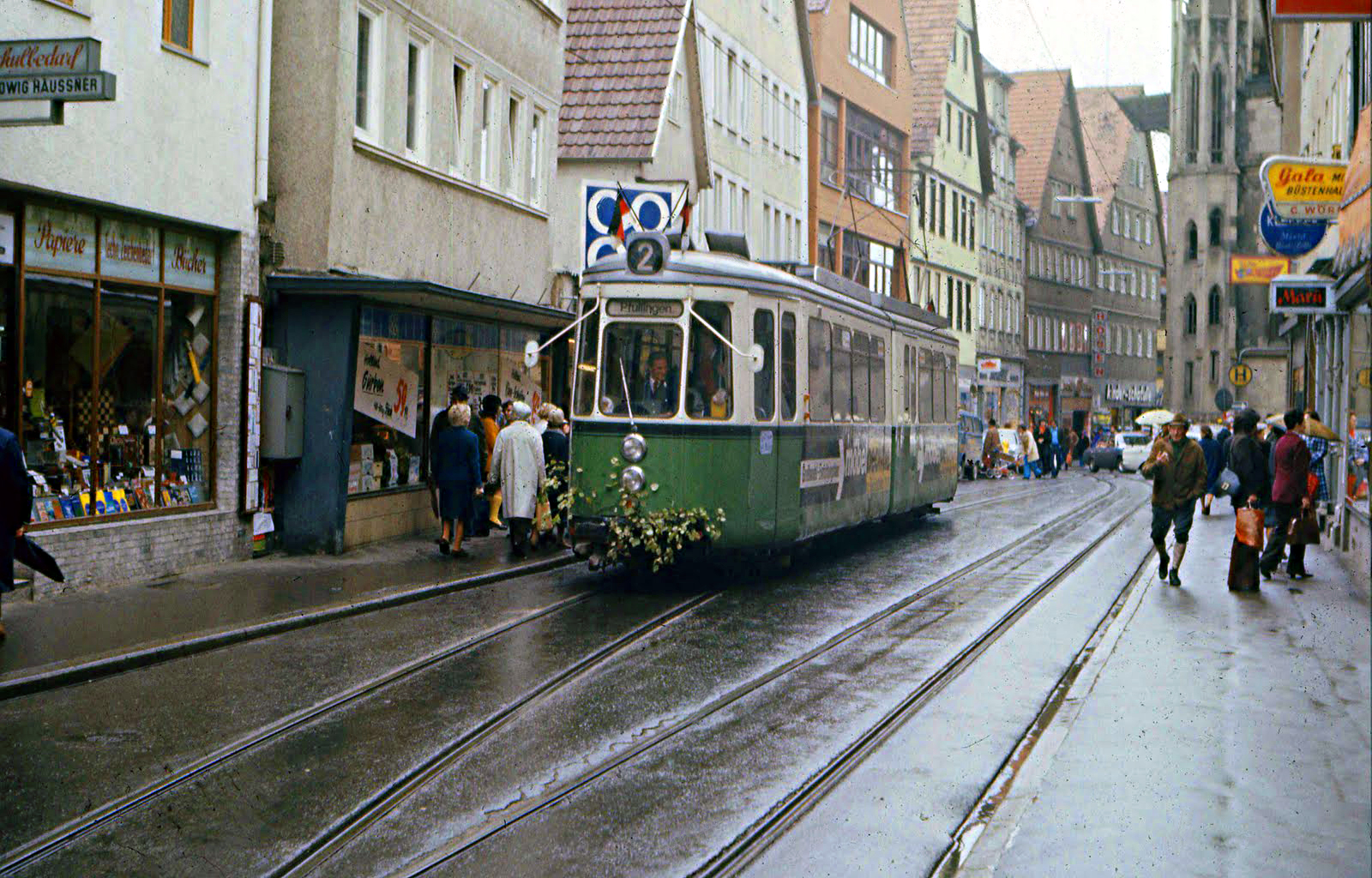 Letzte Fahrt der Reutlinger Straßenbahn