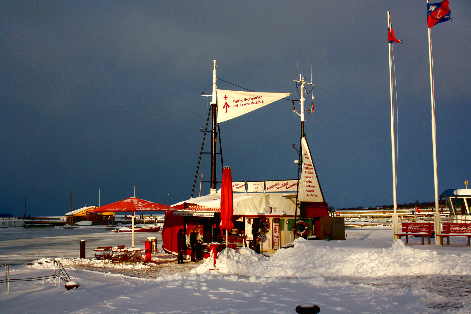 Letzte Fischbrötchenstation vor dem Nordpol
