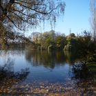 letzte Herbstidylle am Kleinhesseloher See