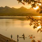 Letzte Herbstsonne am See