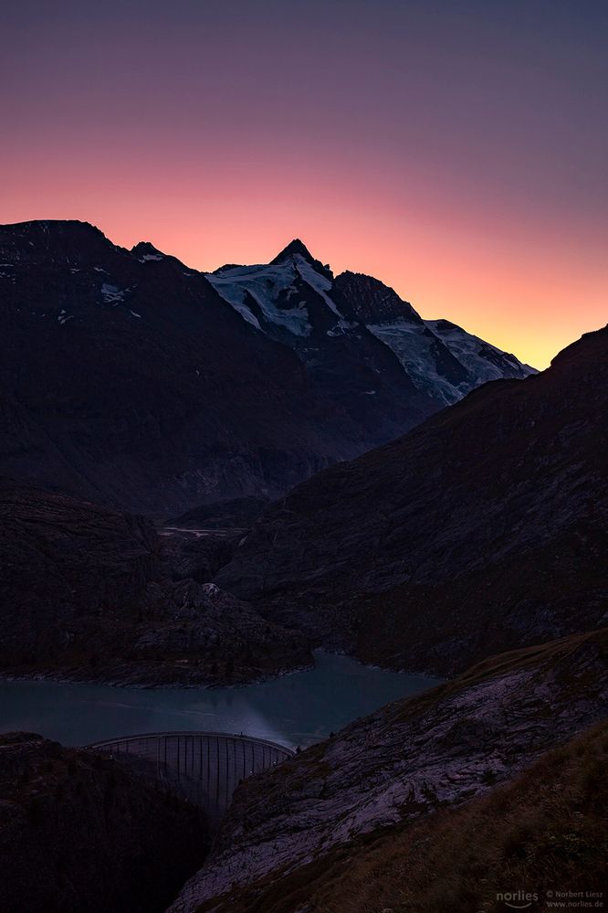 Letzte Licht am Großglockner