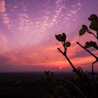 letzte Minuten vor dem Sonnenuntergang