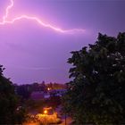 Letzte Nacht - Gewitter über Stralsund