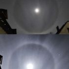 Letzte Nacht  : Mond Halo 