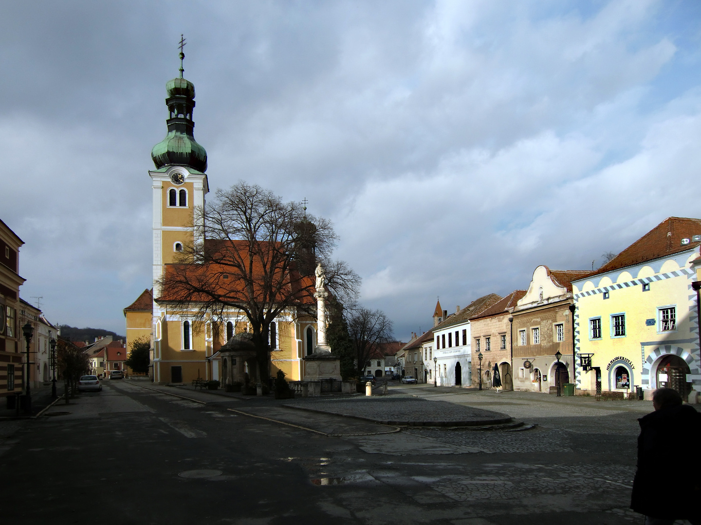 Letzte Novembersonnenstrahlen auf Köszeg