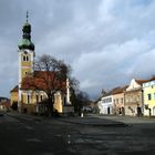 Letzte Novembersonnenstrahlen auf Köszeg