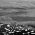 letzte Schneefelder in Lappland