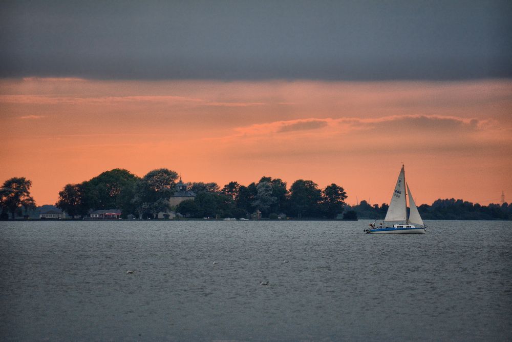 letzte Segelrunde...